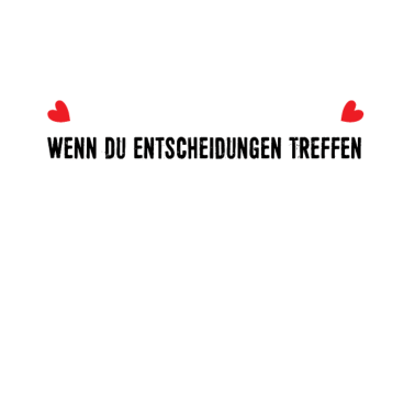 Motiv Der richtige Partner ist der, der hinter dir steht