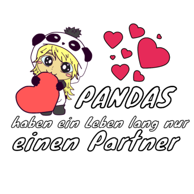 Motiv Pandas haben ein Leben lang nur einen Partner