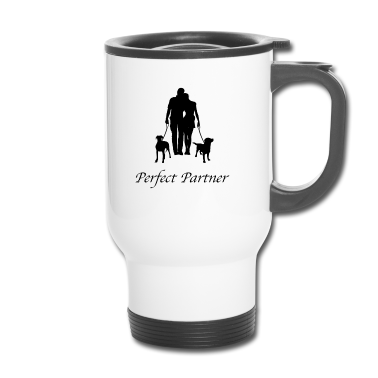Partner Thermobecher - Der perfekte Partner, Hunde Motiv
