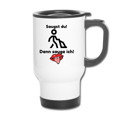 Partner Thermobecher - Partner lustiges Erotisches Spruch