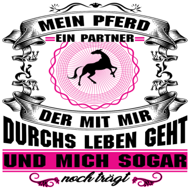 Motiv Mein Pferd - Ein Partner T-Shirt