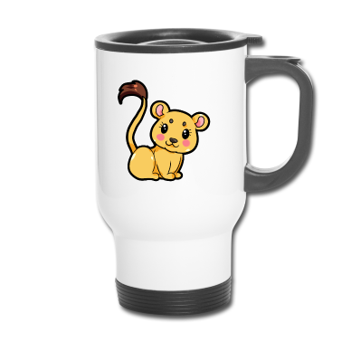 Partner Thermobecher - Löwenpaar für Partner - Weiblich