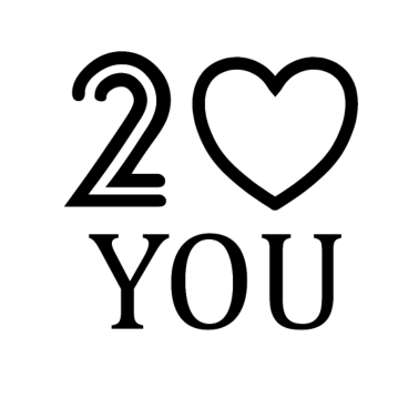 Motiv Zum 20. Geburtstag für den Partner