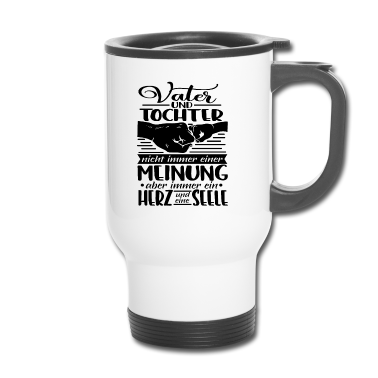Partner Thermobecher - Vater und Tochter Partner Look