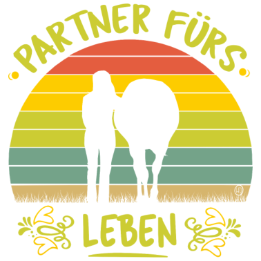 Motiv Partner fürs Leben- mein Pferd und ich