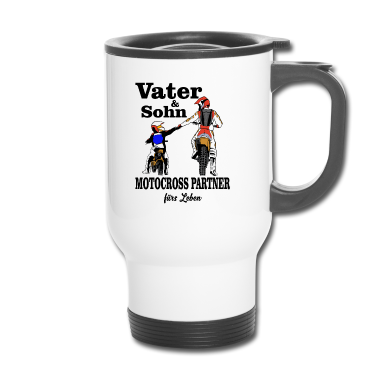 Partner Thermobecher - Motorrad Motorradfahren Motocross Partner