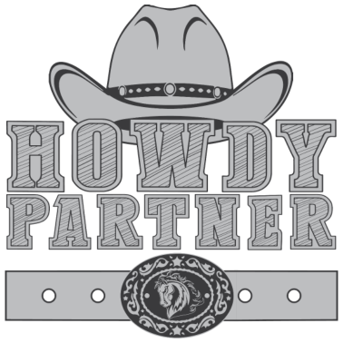 Motiv Howdy Partner Western Cowboy Cowboyhut