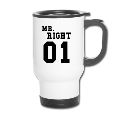 Partner Thermobecher - MR RICHTIG! (Partner Shirt 2von2)