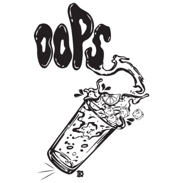 Motiv OOPS ... verschüttetes Getränk