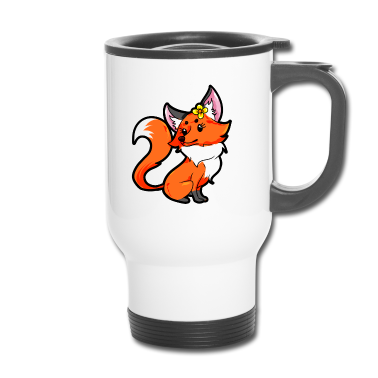 Partner Thermobecher - Fuchspaar für Partner - Weiblich