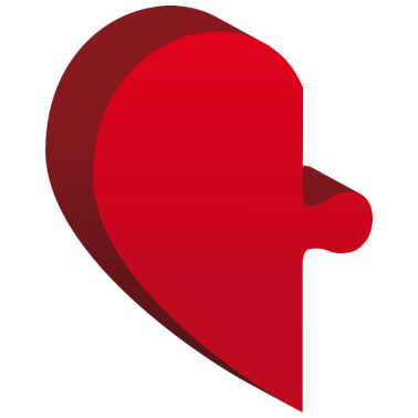 Motiv Herz Puzzle Teil Partner Shirt