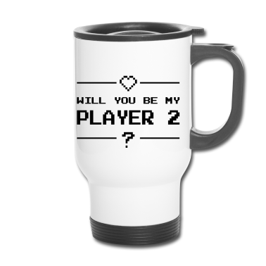 Partner Thermobecher - Will you be my player 2