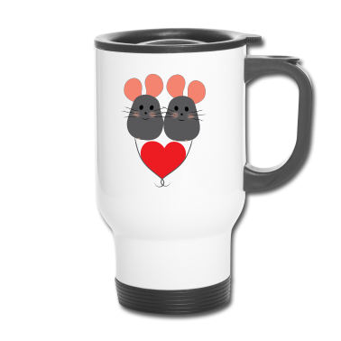 Partner Thermobecher - Partnerlook Valentinstag Geschenk Partner Pullover