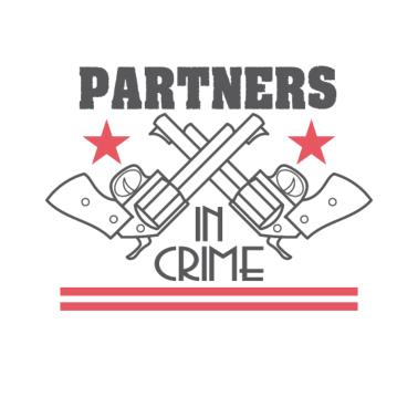 Motiv Lustiger & süßer Partner T-Shirt Design Partner in