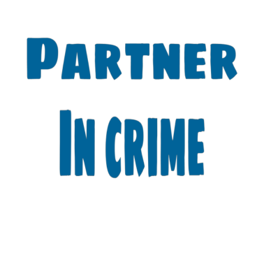 Motiv Partner in Verbrechen blau