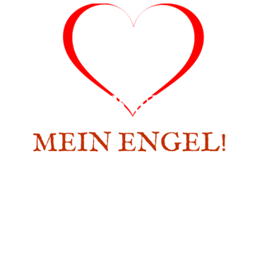 Motiv Du bist mein Engel! Schönes Geschenk Partner liebe