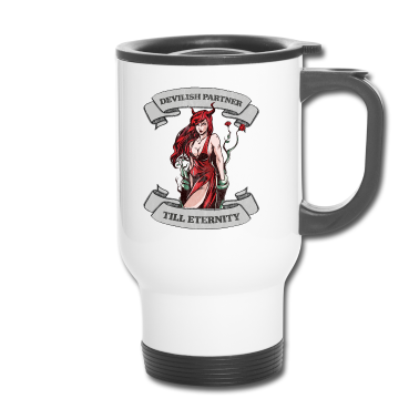 Partner Thermobecher - Dämonen Partner Succubus Halloween