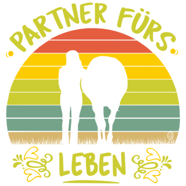 Motiv Partner fürs Leben - Pferd Reiter