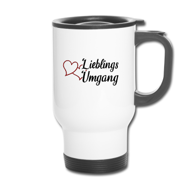 Partner Thermobecher - Herzen Partner Valentinstag Lieblings Umgang