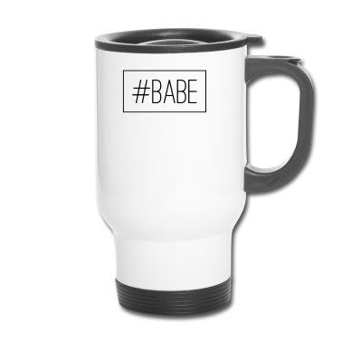 Partner Thermobecher - Babe Kosenamen Partner Beziehung Geschenkidee