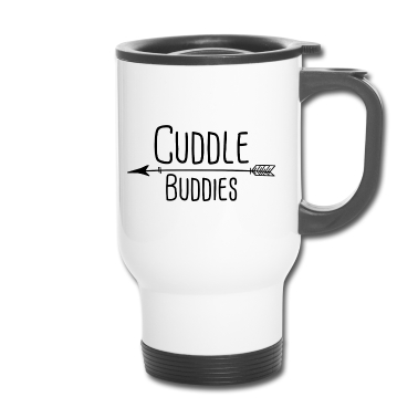 Partner Thermobecher - Partnershirt Kuschel Partner cuddle buddies