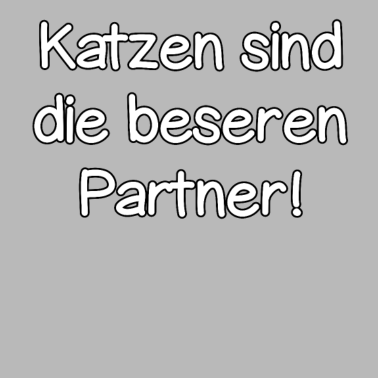Motiv Katzen sind die besseren Partner