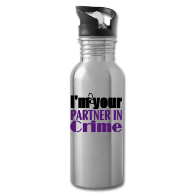 Partner Trinkflasche - Partner In Crime Geschenk