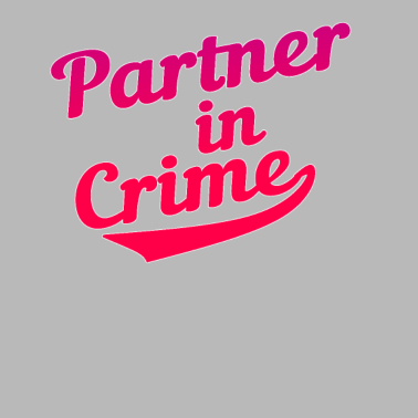 Motiv Partner in crime Liebe Partner T-Shirt
