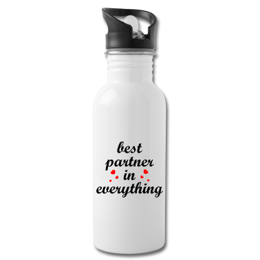 Partner Trinkflasche - Best Partner in everything | Partner in crime