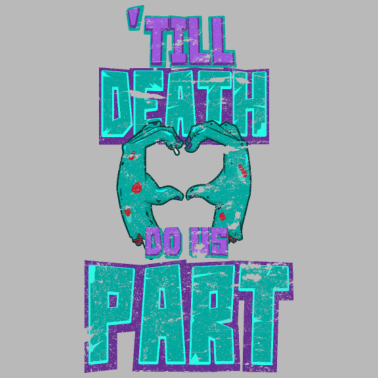 Motiv Halloween Zombie Paerchen Partner