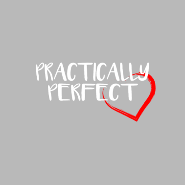 Motiv practically perfect heart valentines day gift