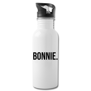 Partner Trinkflasche - Partnerlook Partner Bonnie - schwarz