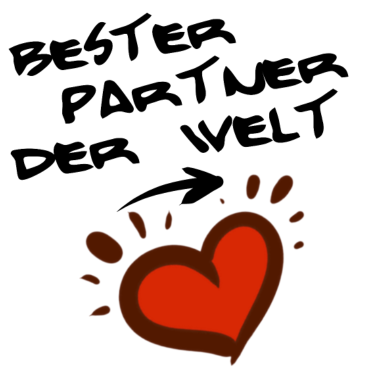 Motiv Bester Partner der Welt - Coupleshirt