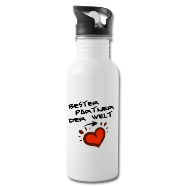 Partner Trinkflasche - Bester Partner der Welt - Coupleshirt