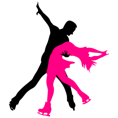 Motiv Eiskunstlauf Schlittschuhe Paar Partner