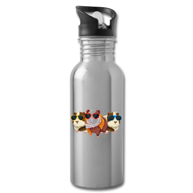 Partner Trinkflasche - Meerschweinchen Wheek Squad Gruppe Partner Partner