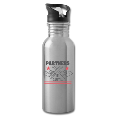 Partner Trinkflasche - Funny & Cute Partner Tshirt Design Partner in
