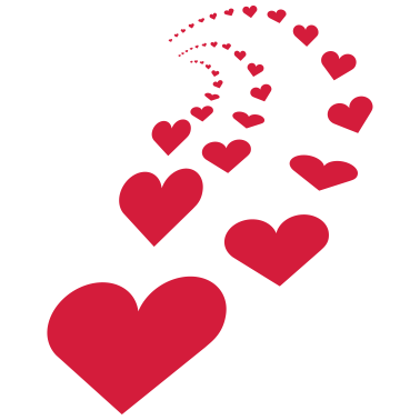 Motiv Herzen für Partner und Singles