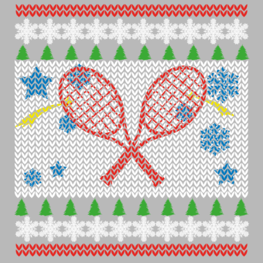 Motiv christmas weihnachten geschenk partner TENNIS