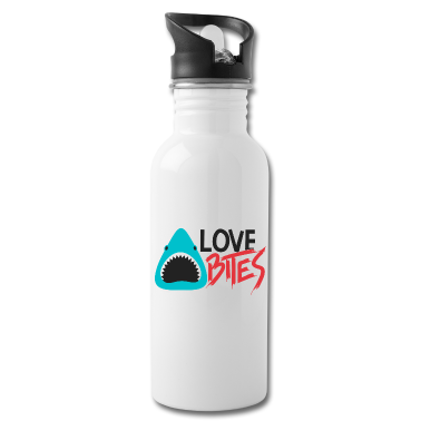 Partner Trinkflasche - love bites Valentinstag Geschenk Partner