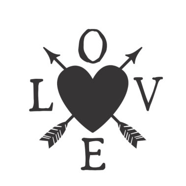 Motiv love arrows Valentinstag Geschenk Partner