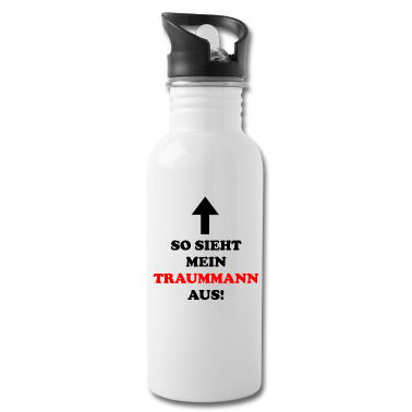 Partner Trinkflasche - So sieht meine Traummann aus Geschenk Mann Partner
