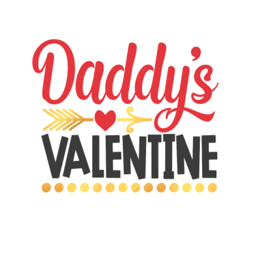 Motiv daddys valentine Valentinstag Geschenk Partner