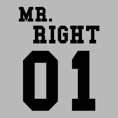 Motiv MR RICHTIG! (Partner Shirt 2von2)