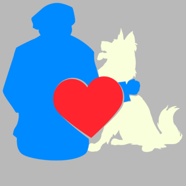 Motiv Beste Freunde Hund Partner Herz