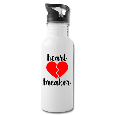 Partner Trinkflasche - Heart Breaker Valentinstag Geschenk Partner