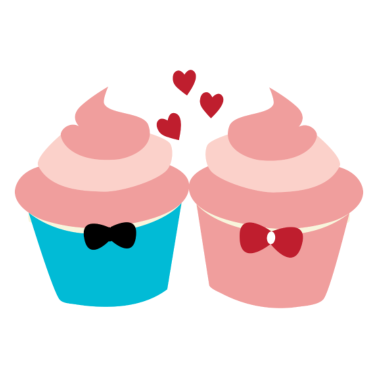 Motiv Cupcake Partnerlook Valentinstag Geschenk Partner