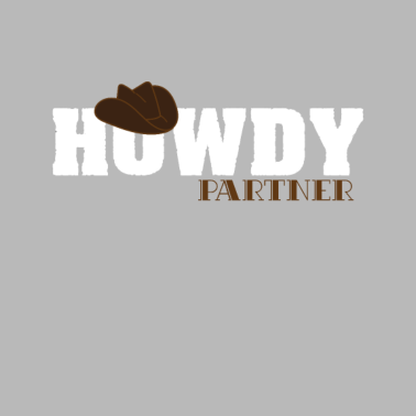 Motiv Funny & Cute Partner Tshirt Design Howdy Partner