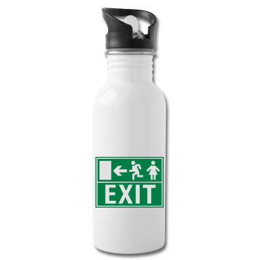 Partner Trinkflasche - EXIT (NOTAUSGANG)