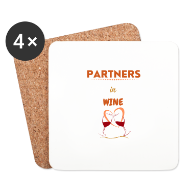 Partner Untersetzer - Partner im Wein